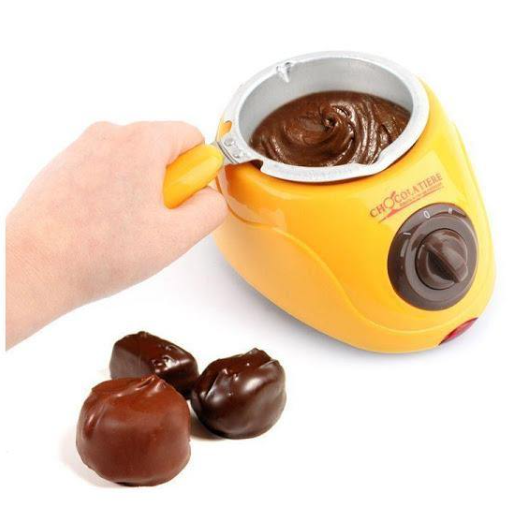 Aparat electric pentru topit ciocolata + Set Fondue – Chocolatiere