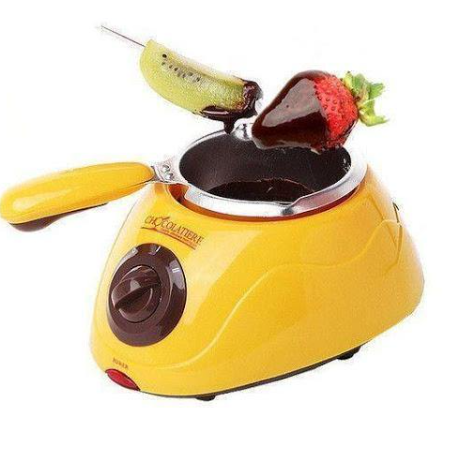 Aparat electric pentru topit ciocolata + Set Fondue – Chocolatiere