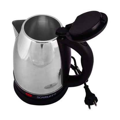 Cana Fierbator Inox, 1500W, 2 L, Declansare Automata, Inox/Negru