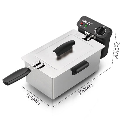 Friteuza Electrica HALEY HY-2504 cu Capacitate de 4L