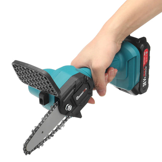 Mini fierastrau electric cu 2 acumulatori, 24V, lama de 10 cm!