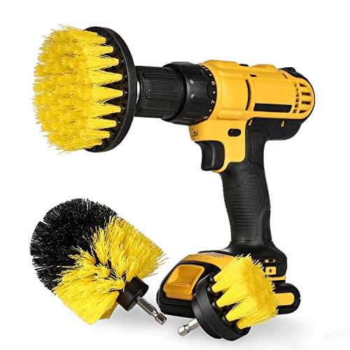 Set 3 perii de curatare cu adaptor pentru bormasina sau autofiletanta