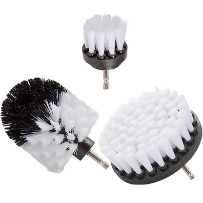 Set 3 perii de curatare cu adaptor pentru bormasina sau autofiletanta