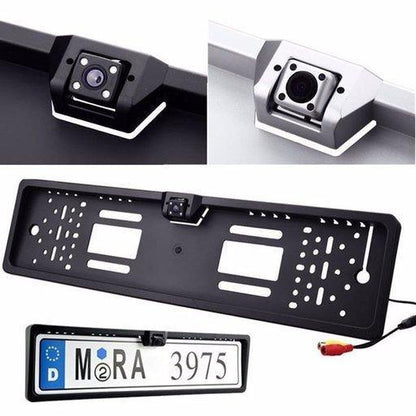 Camera video marsarier cu infrarosu cu suport numar auto inclus