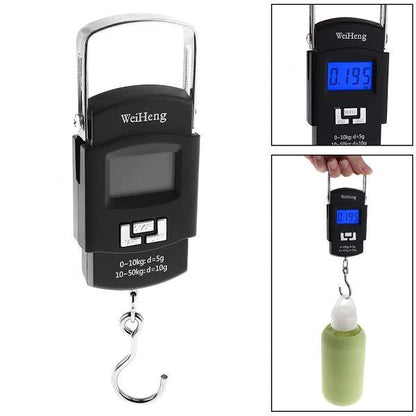 Cantar Electronic portabil pescuit, vanat, cu afisaj 50 kg