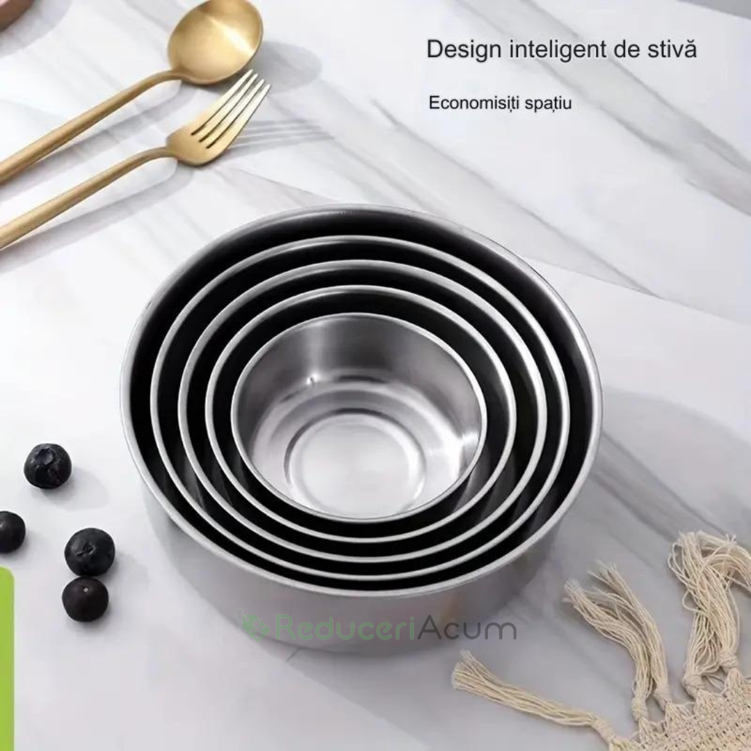 Set 5 caserole metalice