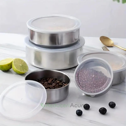 Set 5 caserole metalice