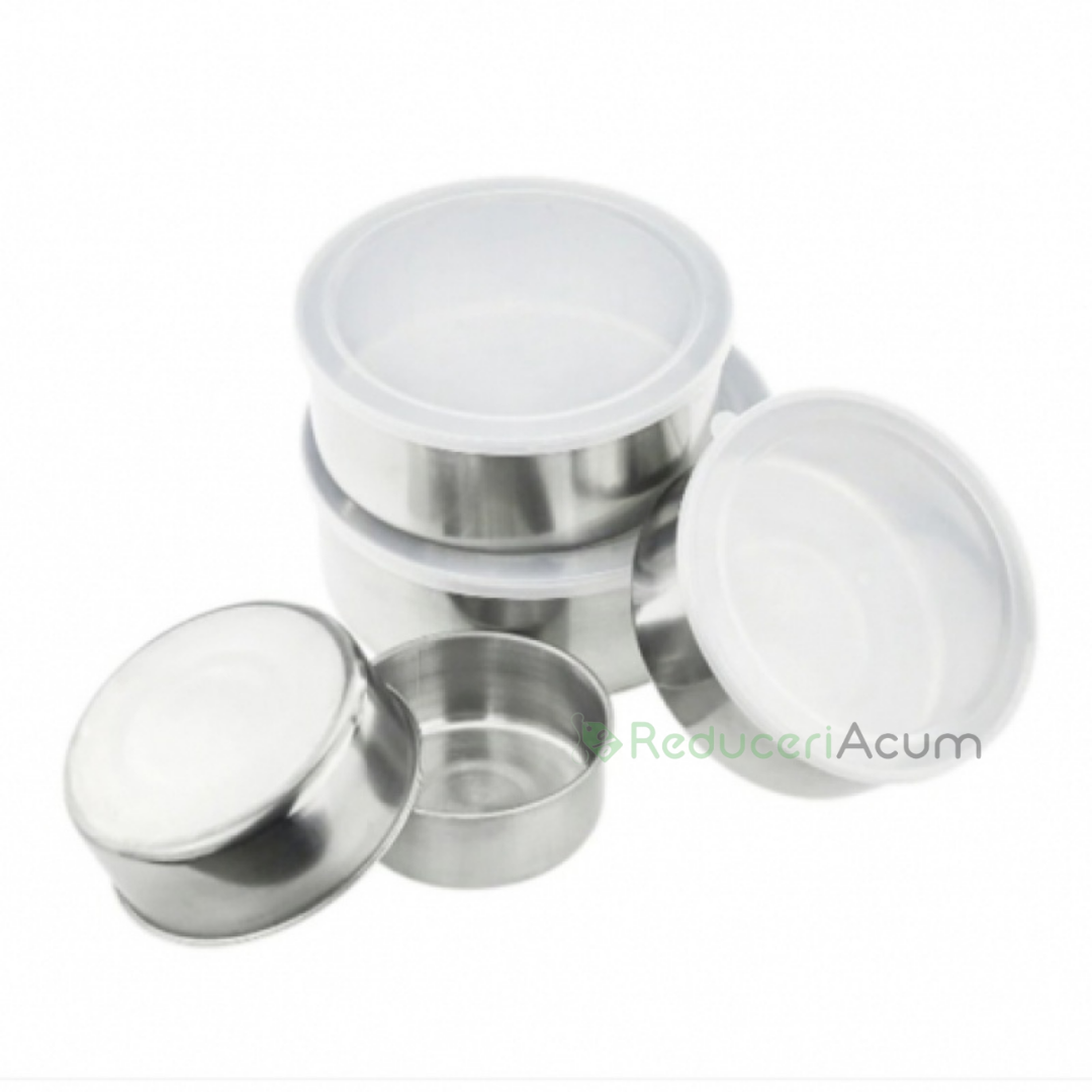 Set 5 caserole metalice