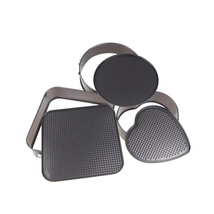 Set 3 forme pentru tort – forma rotunda, partrata si inima