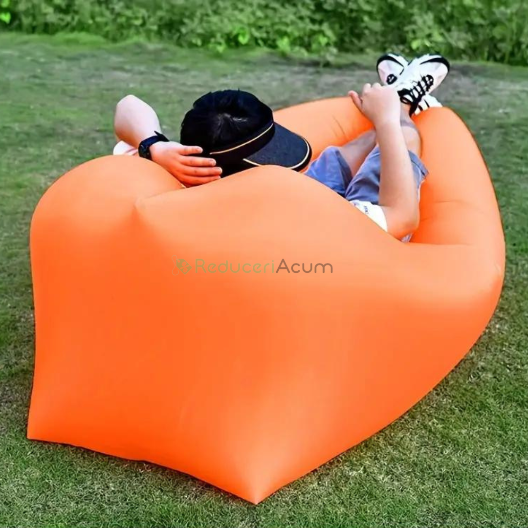 SALTEA GONFLABILA TIP SEZLONG LAZY BAG 1 + 1 GRATUIT