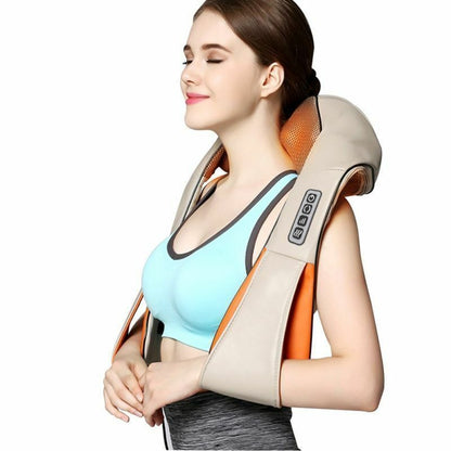 Aparat pentru masaj umeri si gat Massager of Neck Kneading cu infrarosu
