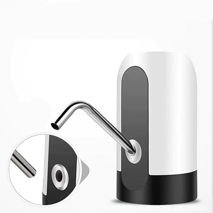 XSXS Pompa electrica de apa, pentru bidoane mari, cu acumulator reincarcabil USB